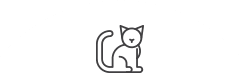 Cat boarding icon
