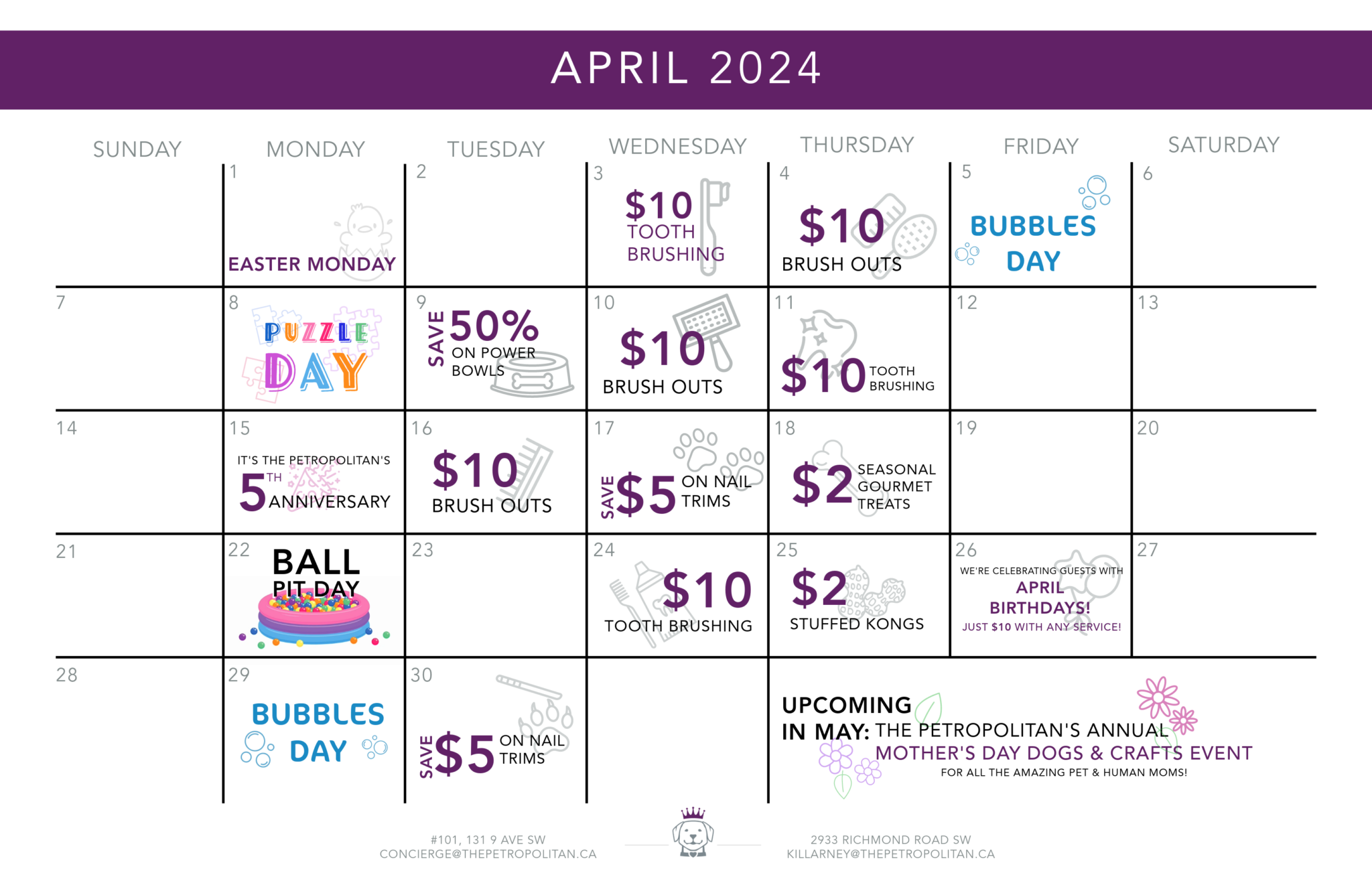 Event and Savings Calendar April Final