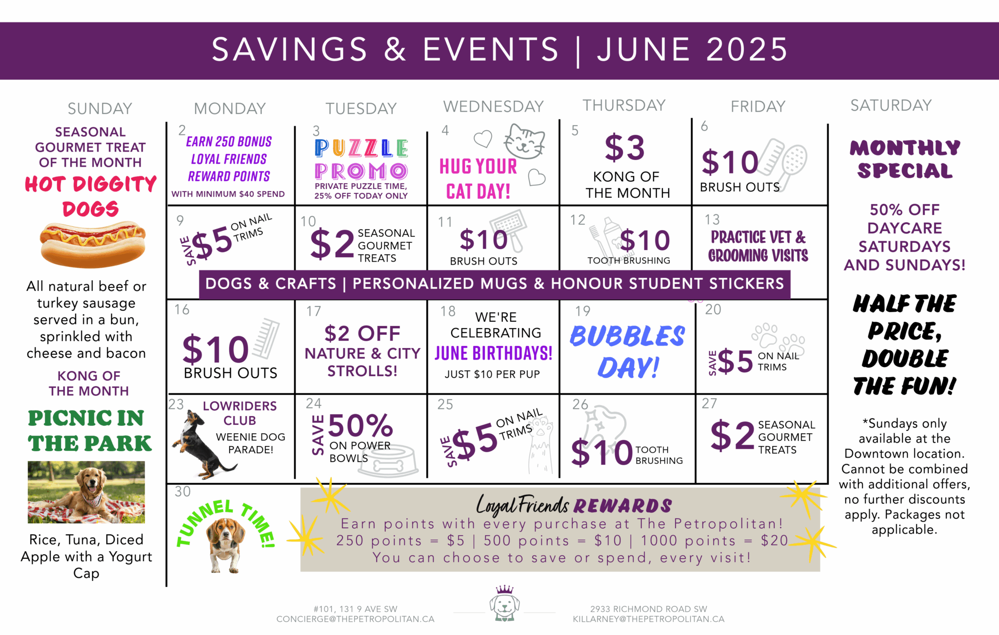 Event and Savings Calendar-15-June 2025