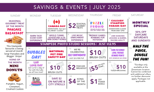 Event and Savings Calendar-17-July 2025